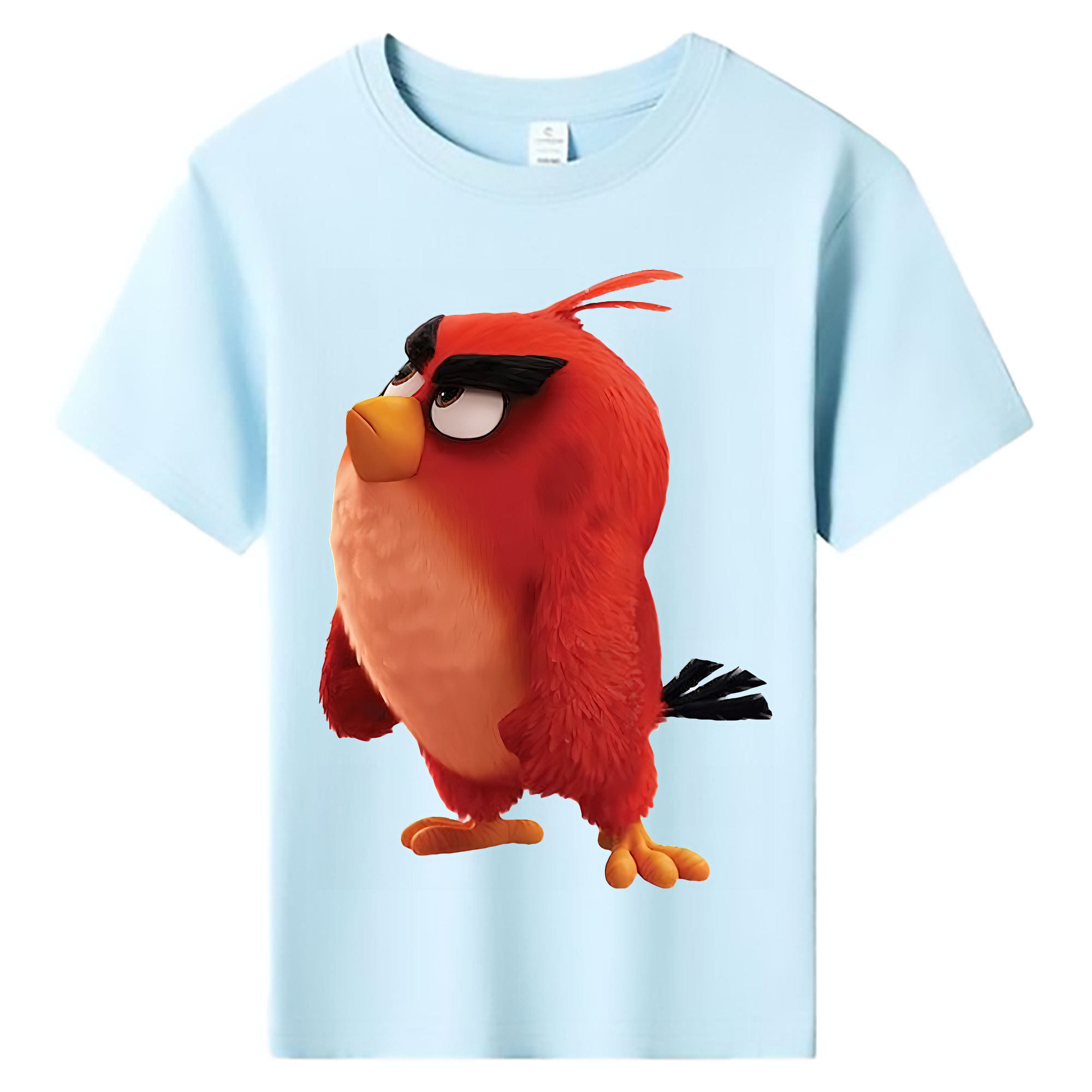 （画像用） Angry Birds アングリーバード 綿100％キッズTシャツ（フロントプリント）